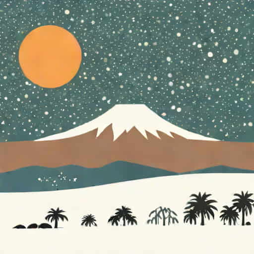 Hawaii Mauna Kea Snowfall