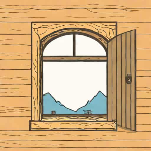 He Sprang From The Cabin Window