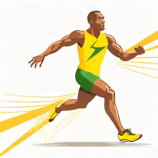 Hur Snabbt Sprang Usain Bolt