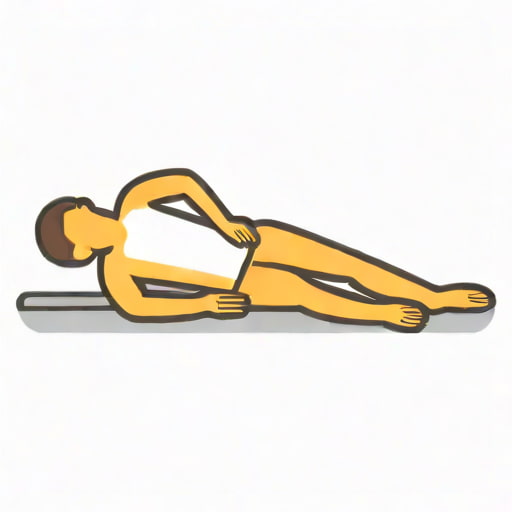 In A Supine Or Prostrate Position