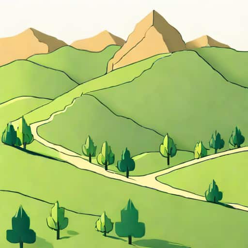 In The Lee Of A Picturesque Ridge