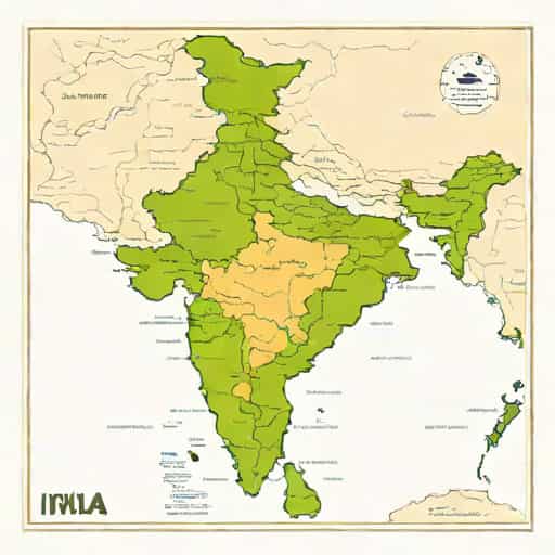 India Geographical Map
