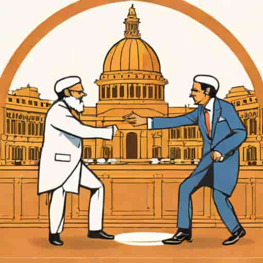 India Parliament Scuffle