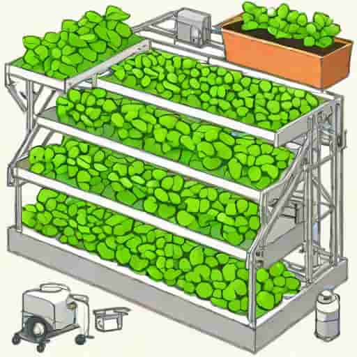 Industrial Foregoing Hydroponic Bed