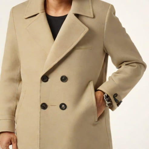 Isola Melton Hourglass Topcoat