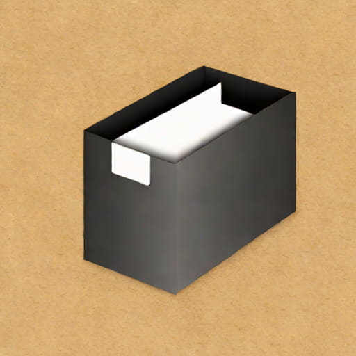 J Burrows Foolscap Box File Black