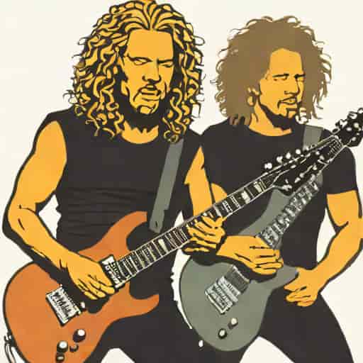 James Hetfield And Kirk Hammett