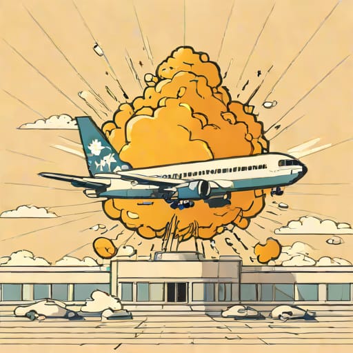 Japanese Airport Bomb Explosion