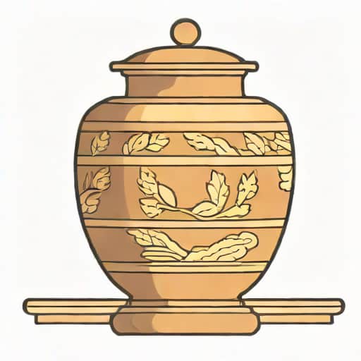 Japanese Cremation Urn