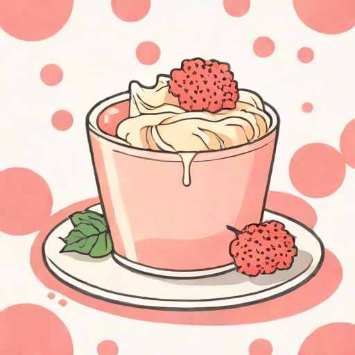 Jelly And Carnation Milk Mousse