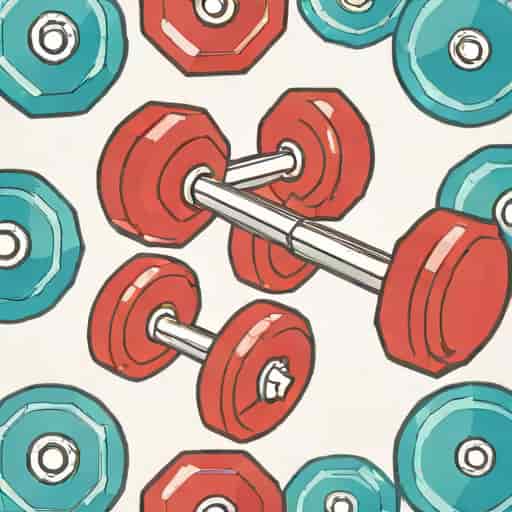 Jelly Bell Urethane Aerobic Dumbbells