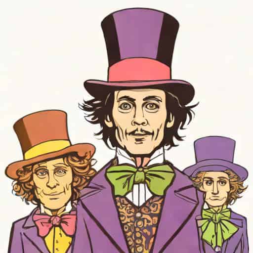 Johnny Depp Willy Wonka Cast