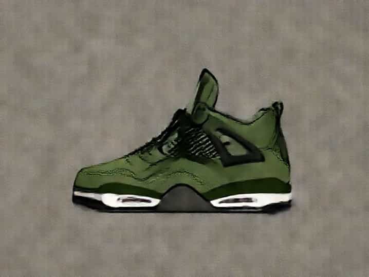 Jordan 4 Olive Green