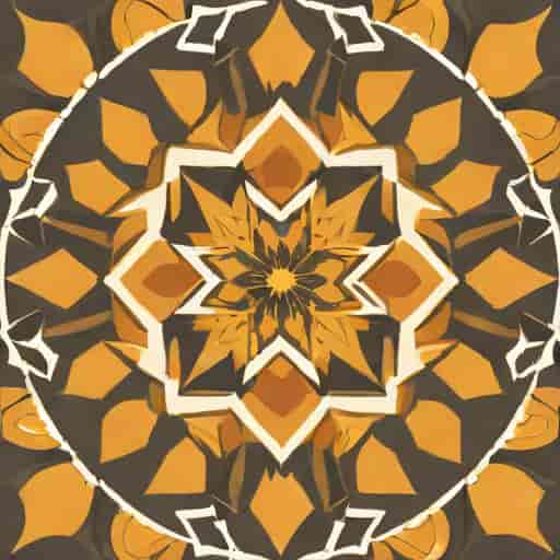 Kaleidoscope Modulo Art Circular