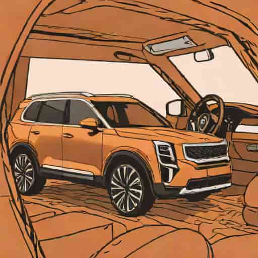 Kia Telluride Terracotta Interior