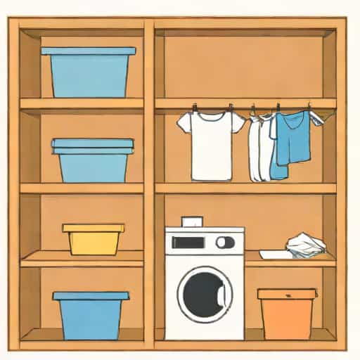 Laundry Sorter With Shelf