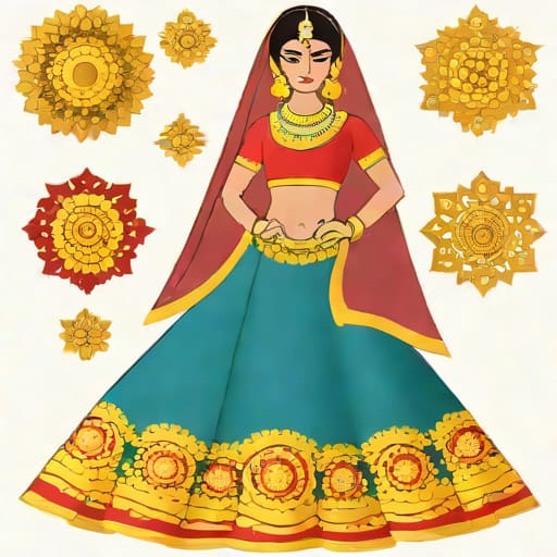 Lehenga Colour For Dusky Skin