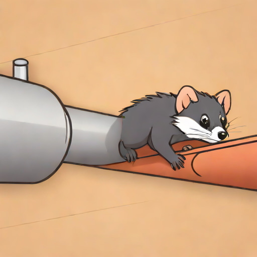 Like A Ferret Up A Drainpipe