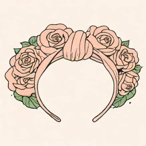 Littlefinchandco Top Knot Headband Rose