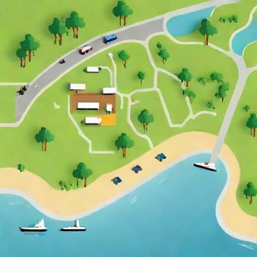 Lorne Foreshore Caravan Park Map