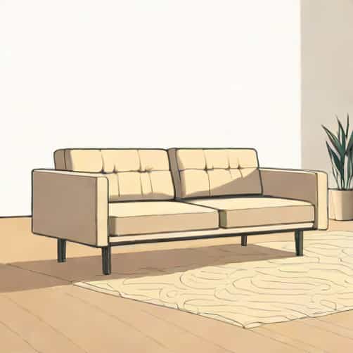 Low And Backless Sofa