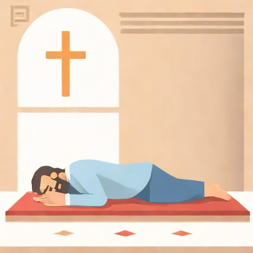 Lying Prostrate Before God In The Bible