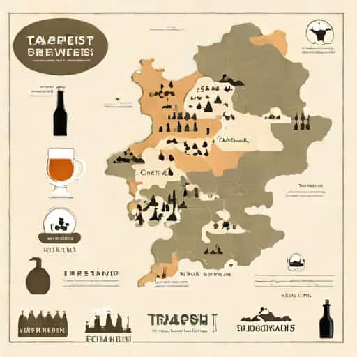 Map Of Trappist Breweries In Belgium