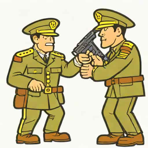 Marines Mate Almost Thrashing General