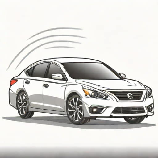 Nissan Altima Car Swerving Light