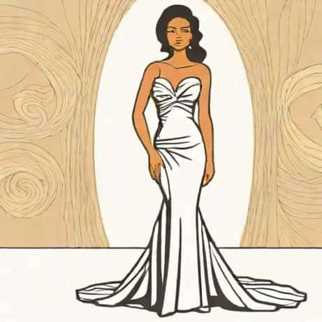 Norma Kamali Diana Fishtail Gown