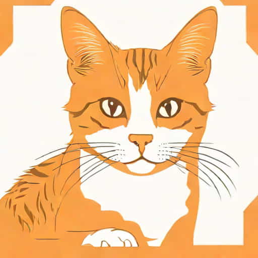 Orange And White American Wirehair