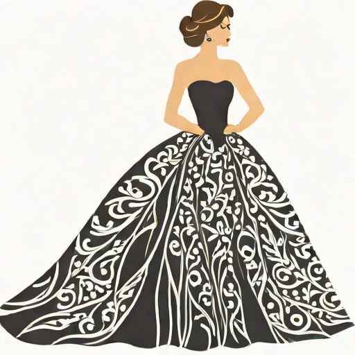 Oscar De La Renta Faille Gown