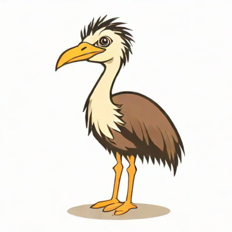 Ostrich Is A Flightless Bird