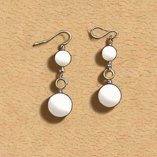 Pearl Dangle Earrings Silver
