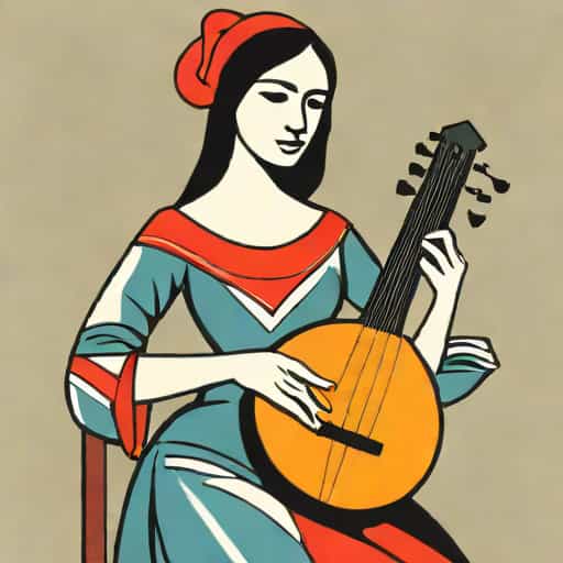 Picasso Girl With Mandolin