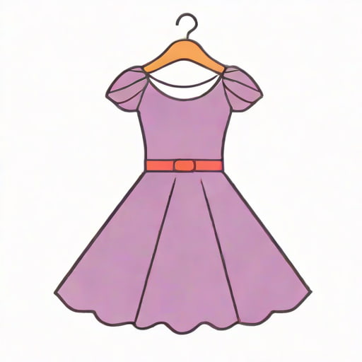 Purple Whimsical Dress