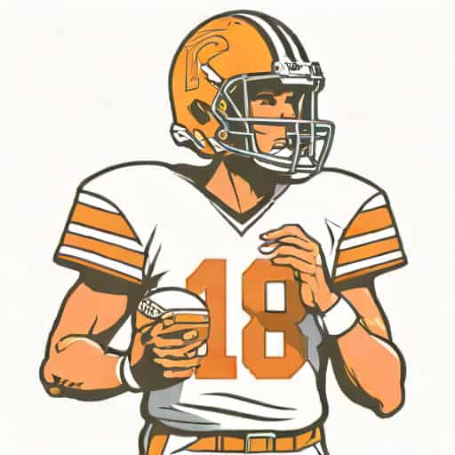 Quarterback Smoking On Sideline