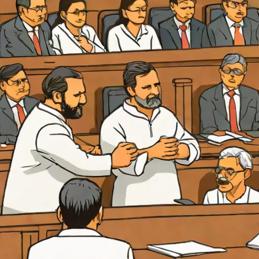 Rahul Gandhi Scuffle In Parliament