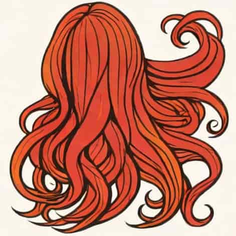 Red Weft Hair Extensions