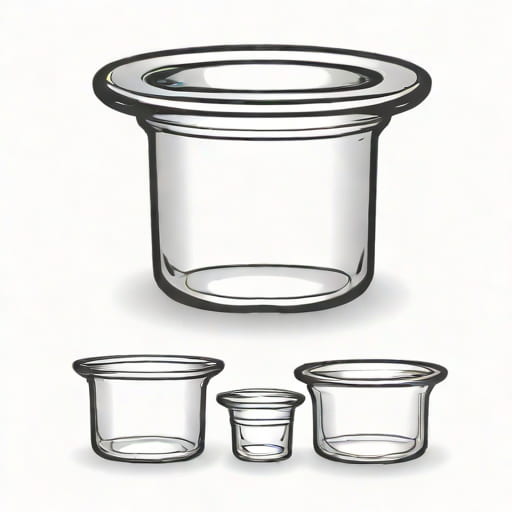 Replacement Glass Inkwell Liners