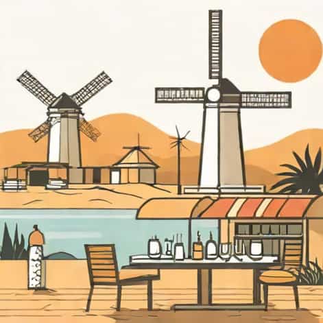 Restaurant Near Bangui Windmills