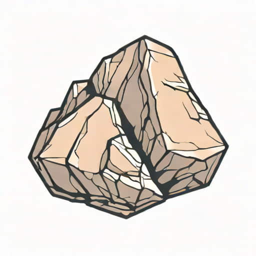 Rock That Erodes To Expose Layering Is