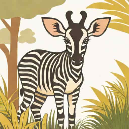 San Diego Zoo Okapi Baby