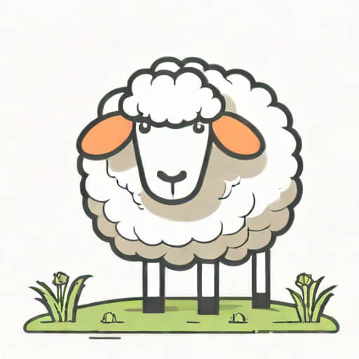 Sheep With Overgrown Wool