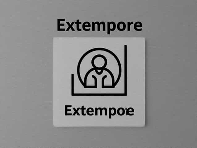 Short Note On Extempore