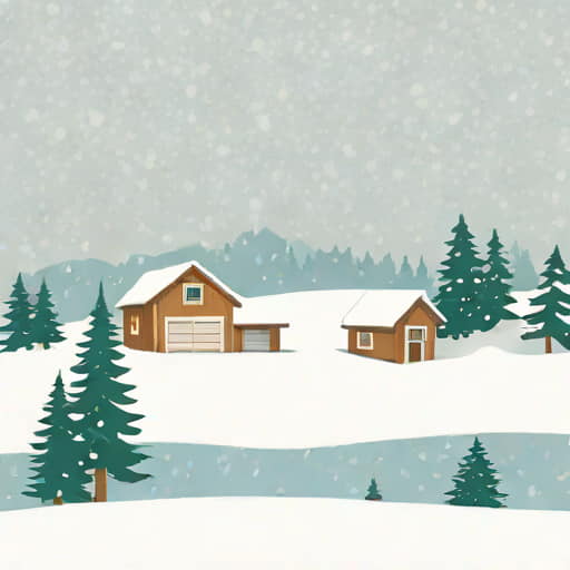 Snow Storm Northern California