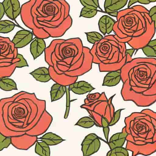 Spindly Knockout Roses
