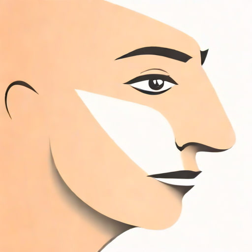 Straight Nose With Slight Upturn