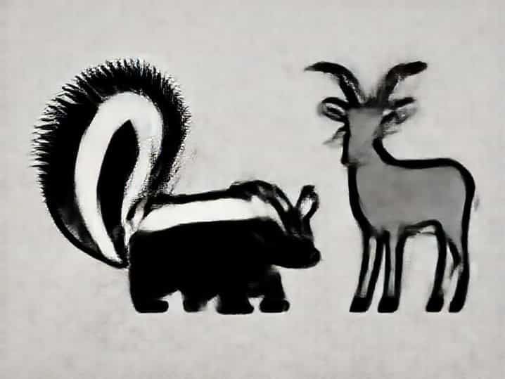 The Skunk And Goat