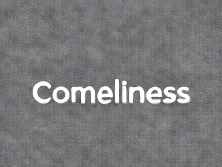 The Word Comeliness Means